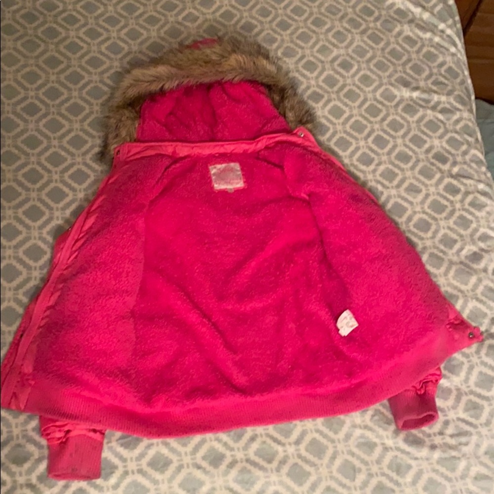 Pink snow jacket
